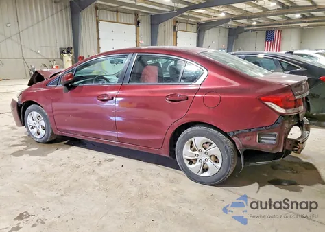 2013 Honda Civic Lx from USA, damaged, VIN 2HGFB2F51DH559532